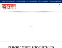 Tablet Screenshot of blindsofallkinds.co.uk